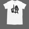 Voodoo Bone Finger Los Angeles Skeleton Hand T-Shirt Classic Men's T-shirt