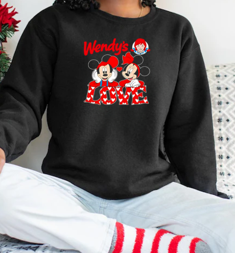 Wendy's Mickey Love T-Shirt Unisex Sweatshirt