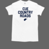 West Virginia Mountaineers Cue Country Roads T-Shirt Classic Men's T-shirt