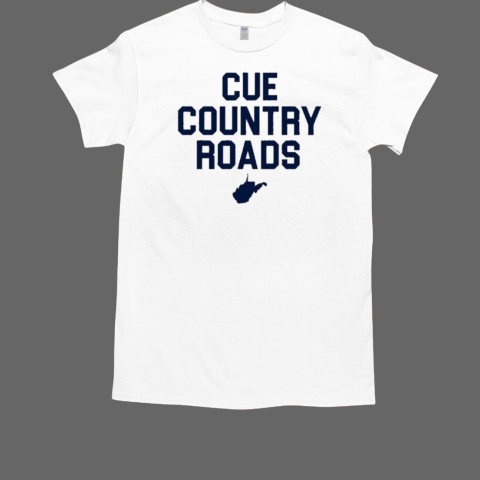 West Virginia Mountaineers Cue Country Roads T-Shirt