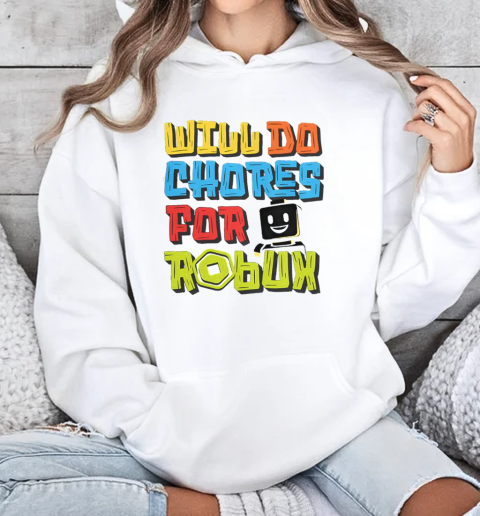 Will Do Chores For Robux Retro T-Shirt Unisex Hoodie