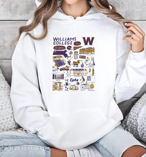 Williams College Ephs Vive la fete impressions artwork T-Shirt Unisex Hoodie