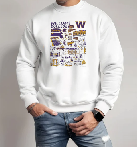 Williams College Ephs Vive la fete impressions artwork T-Shirt Unisex Sweatshirt