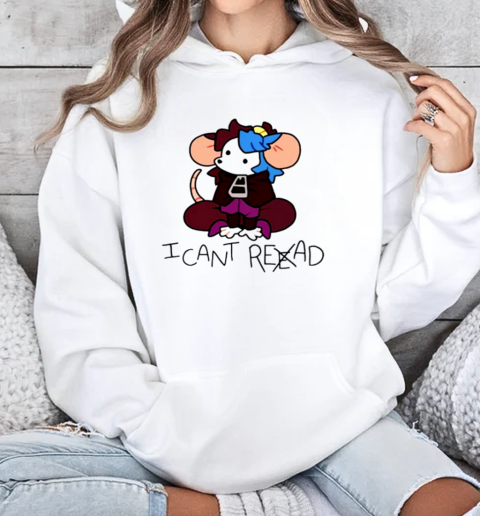 Willowmvp I Can't Reead Lovers T-Shirt Unisex Hoodie