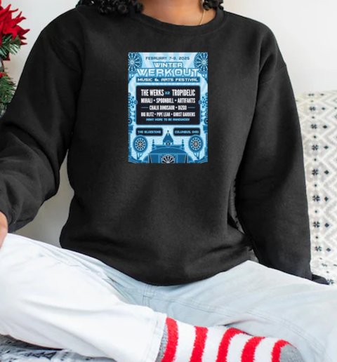 Winter Werk Out Music And Arts Festival The Bluestone In Columbus OH February 7 8 2025 T-Shirt Unisex Sweatshirt