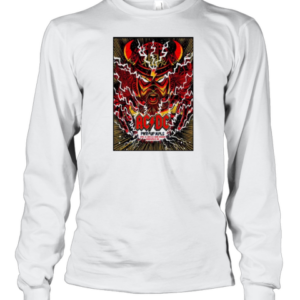 AC DC At U.S. Bank Stadium On April 10 2025 Minneapolis MN Show T-Shirt Long Sleeved T-shirt