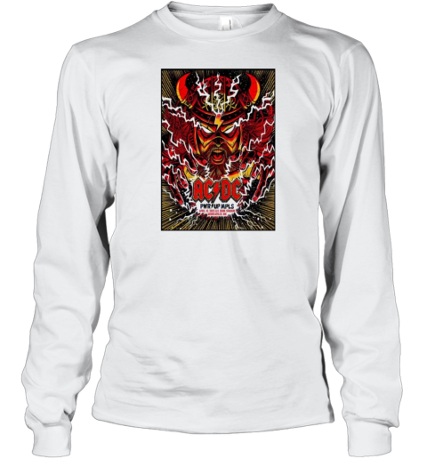 AC DC At U.S. Bank Stadium On April 10 2025 Minneapolis MN Show T-Shirt Long Sleeved T-shirt
