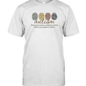 Autism Each Print Tells A Different Story T-Shirt
