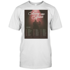 Avery Anna Tour 2025 Supporting Like Bryan, Brad Paisley, Ian Munsick T-Shirt