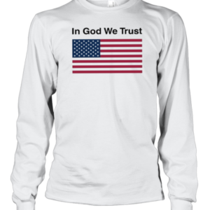 Eric Adams Wearing In God We Trust T-Shirt Long Sleeved T-shirt 