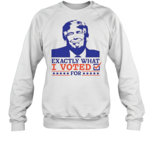 Exactly What I Voted For T-Shirt Unisex Sweatshirt
