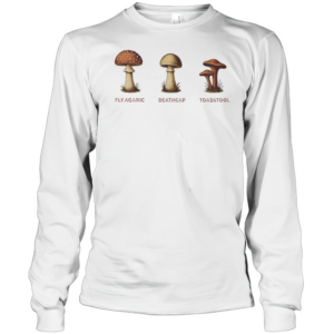 Fdt Fly Agaric Deathcap Toadstool T-Shirt Long Sleeved T-shirt 