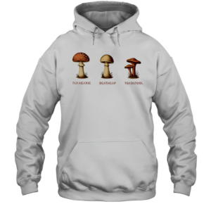 Fdt Fly Agaric Deathcap Toadstool T-Shirt Unisex Hoodie