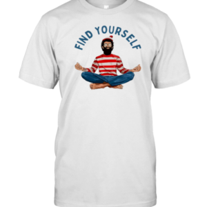 Find Yourself Meditation Whimsical Graphic T-Shirt
