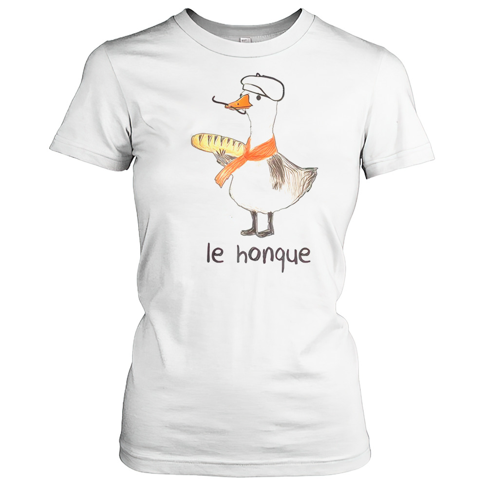Funny Silly Goose Le Honque French Baguette T-Shirt Classic Women's T-shirt