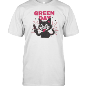 Green Day Black Cat T-Shirt