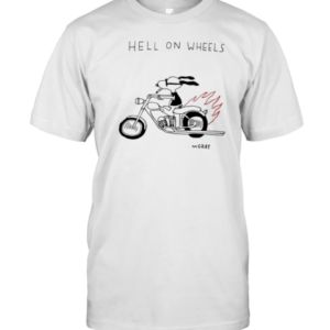 Hell On Wheels Snoopy Go Moto T-Shirt