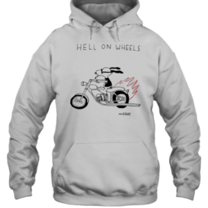 Hell On Wheels Snoopy Go Moto T-Shirt Unisex Hoodie