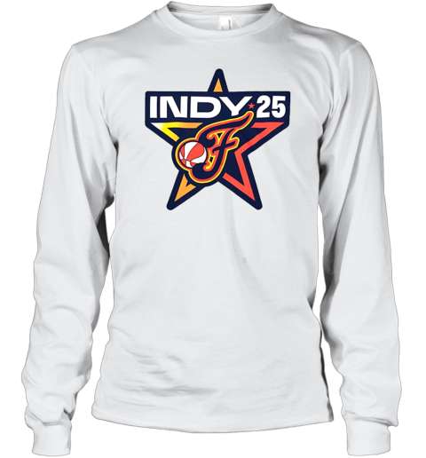 INDY 25 Indiana Fever WNBA All Star T-Shirt Long Sleeved T-shirt