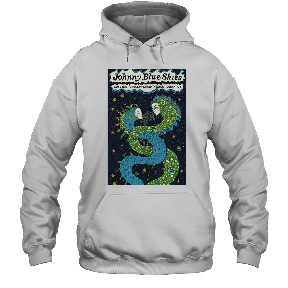 Johnny Blue Skies Durant OK April 5Th 2025 Event T-Shirt Unisex Hoodie