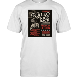 Kaleo Kick Back New Album Release Party American Legion May 7 2025 Nashville Tennessee Poster T-Shirt