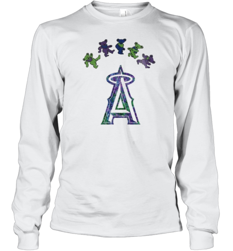Los Angeles Angels Grateful Dead Night 2025 T-Shirt Long Sleeved T-shirt