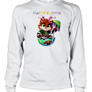 Minnesota Wild NHL Happy Easter T-Shirt Long Sleeved T-shirt 