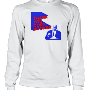 Official Thank You Cory Booker T-Shirt Long Sleeved T-shirt