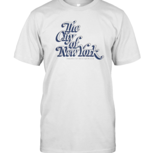Official The City Of New York Drop Shadow T-Shirt Official The City Of New York Drop Shadow T-Shirt