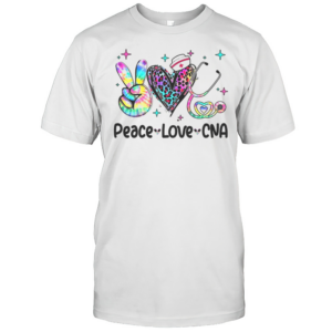 Peace Love CNA Leopard Heart Stethoscope Nursing Nurse Week T-Shirt Peace Love CNA Leopard Heart Stethoscope Nursing Nurse Week T-Shirt
