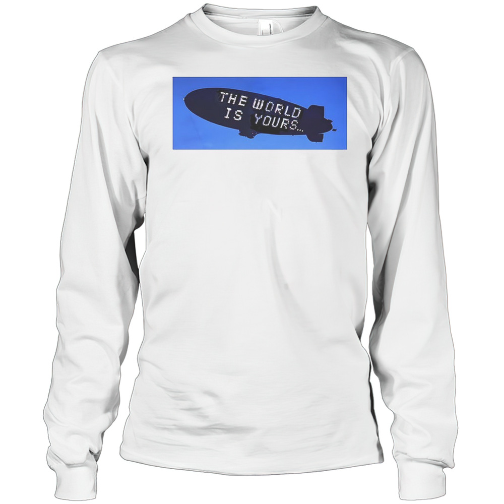 Pope The World Is Your T-Shirt Long Sleeved T-shirt