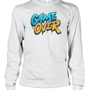 Pretty Game Over Gamer T-Shirt Long Sleeved T-shirt