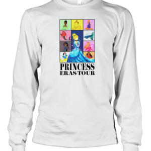 Princess Eras Tour Disney Taylor Tour T-Shirt Long Sleeved T-shirt 