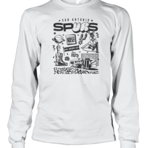 San Antonio Spurs Porvida T-Shirt Long Sleeved T-shirt