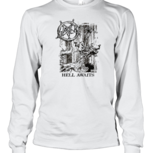 Slayer Monochrome Hell Awaits T-Shirt Long Sleeved T-shirt