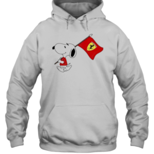 Snoopy Ferrari Formula One T-Shirt Unisex Hoodie