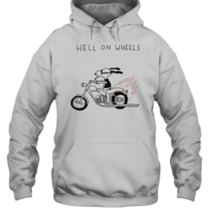 Snoopy Peanuts Smoking Hell On Wheels T-Shirt Unisex Hoodie