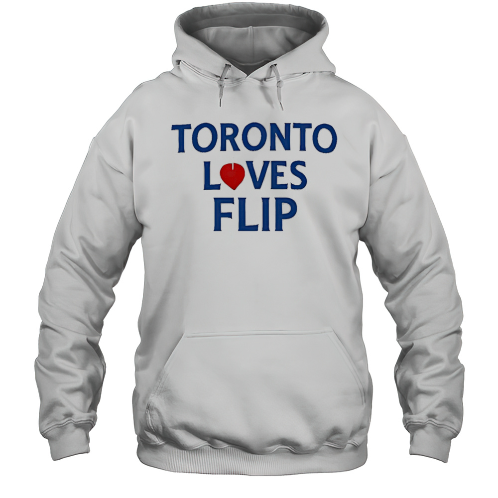 Toronto Blue Jay Loves Flip T-Shirt Unisex Hoodie