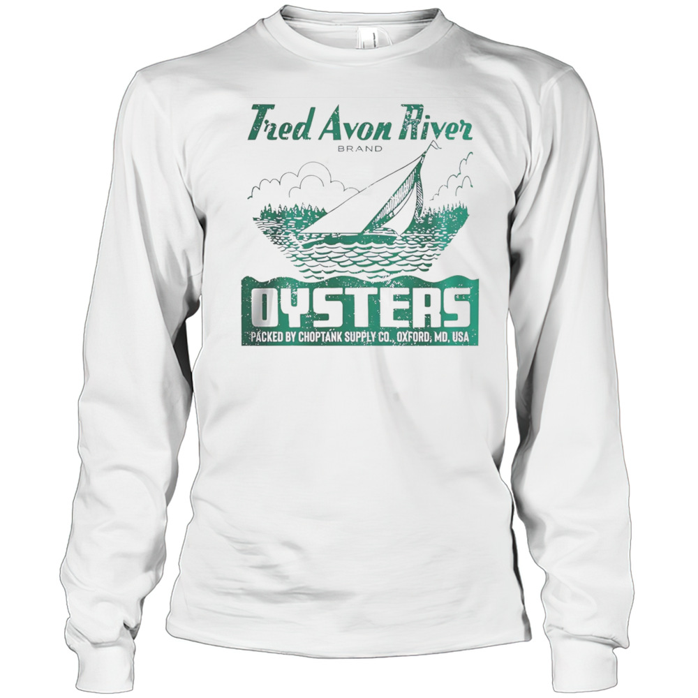 Tred Avon River Brand Oysters T-Shirt Long Sleeved T-shirt