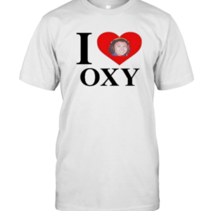 V1c Valorant Wearing I Love Oxy T-Shirt