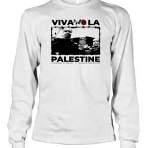 Viva La Palestine From River To The Sea T-Shirt Long Sleeved T-shirt 