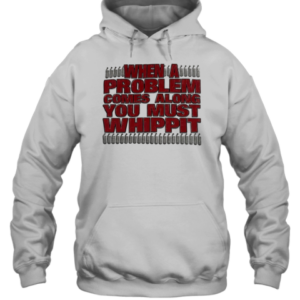 When A Problem Comes Along You Must Whip It T-Shirt Unisex Hoodie
