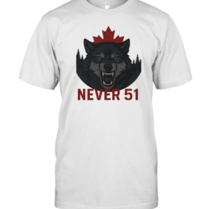 Wrangly Wolf Never 51 T-Shirt