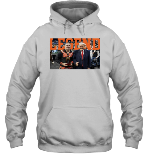 Wyatt Hendrickson And Donald Trump USA Wrestling Legend T-Shirt Unisex Hoodie