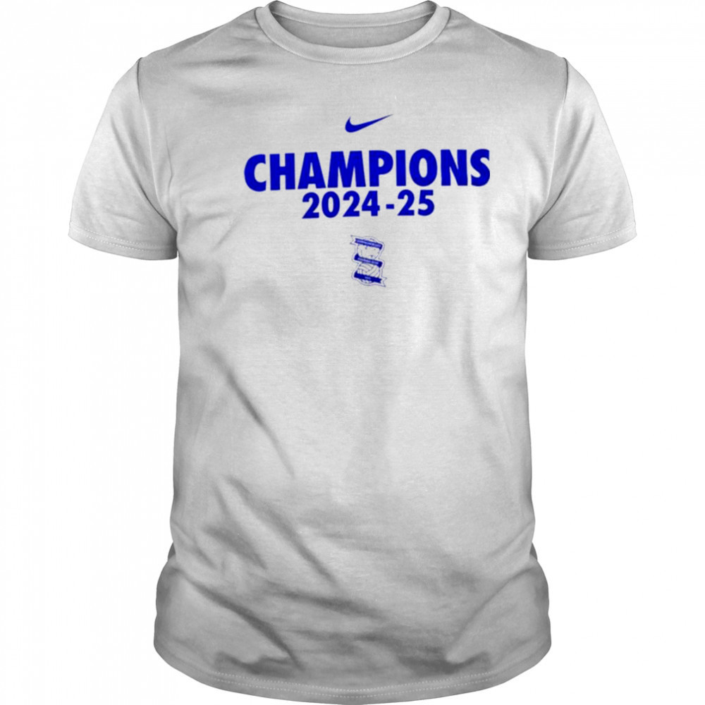 Champions 2024 25 Birmingham City FC swoosh logo shirt