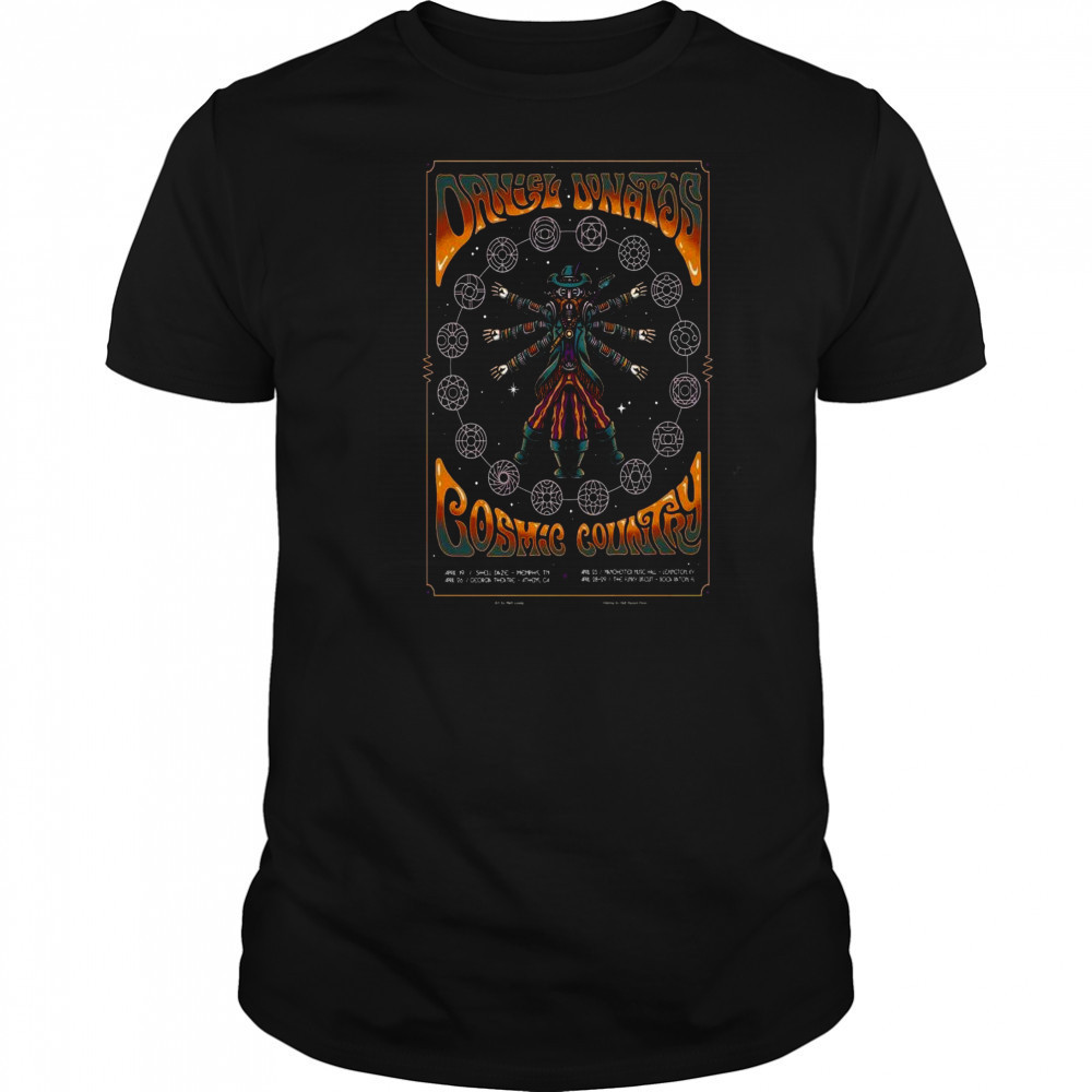 Daniel Donato And Cosmic Country Tour April 2025 Shirt