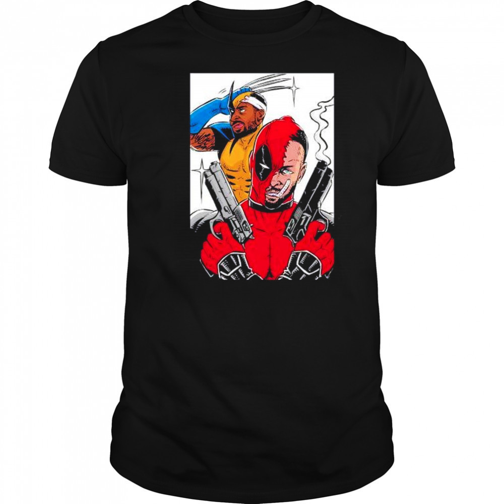 Deadpool and Wolverine Golden State Warriors Gary Payton II and Stephen Curry shirt