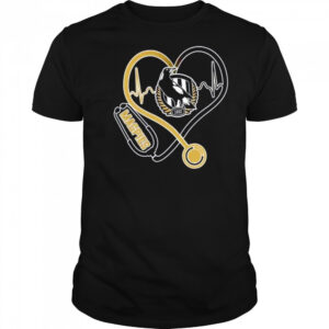 FCB Magpies heart stethoscope shirt
