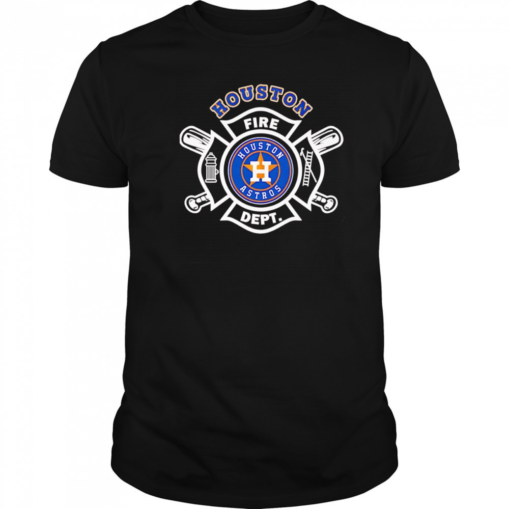 Fire dept Houston Astros baseball shirt