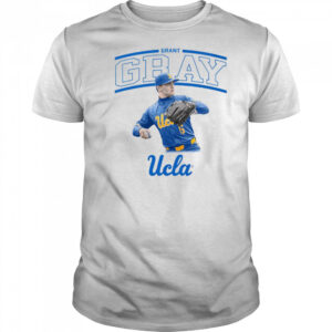 Grant Gray Illustrated UCLA Bruins Baseball NCAA Division I t-shirt